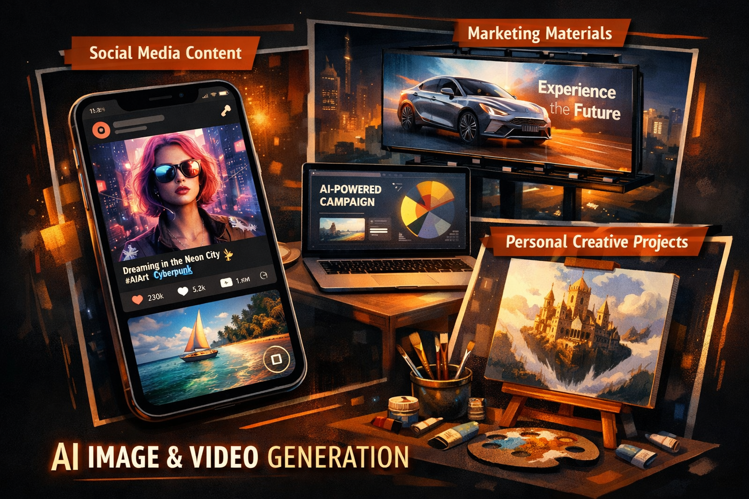 Grok Imagine Use Cases - Social Media Content, Marketing Materials, Personal Creative Projects