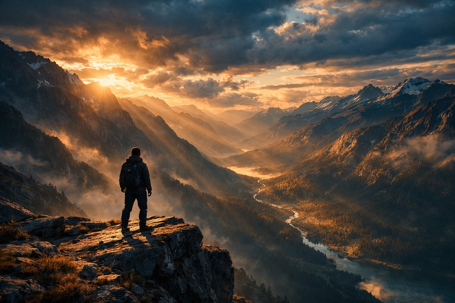 Kling 3.0 AI Cinematic Video Use Cases - Dramatic Landscape Scene Demonstrating Cinema-Quality Video Generation