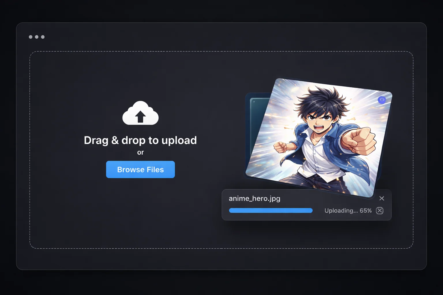 Step 1: Upload Character Image - Kling Motion Control Interface