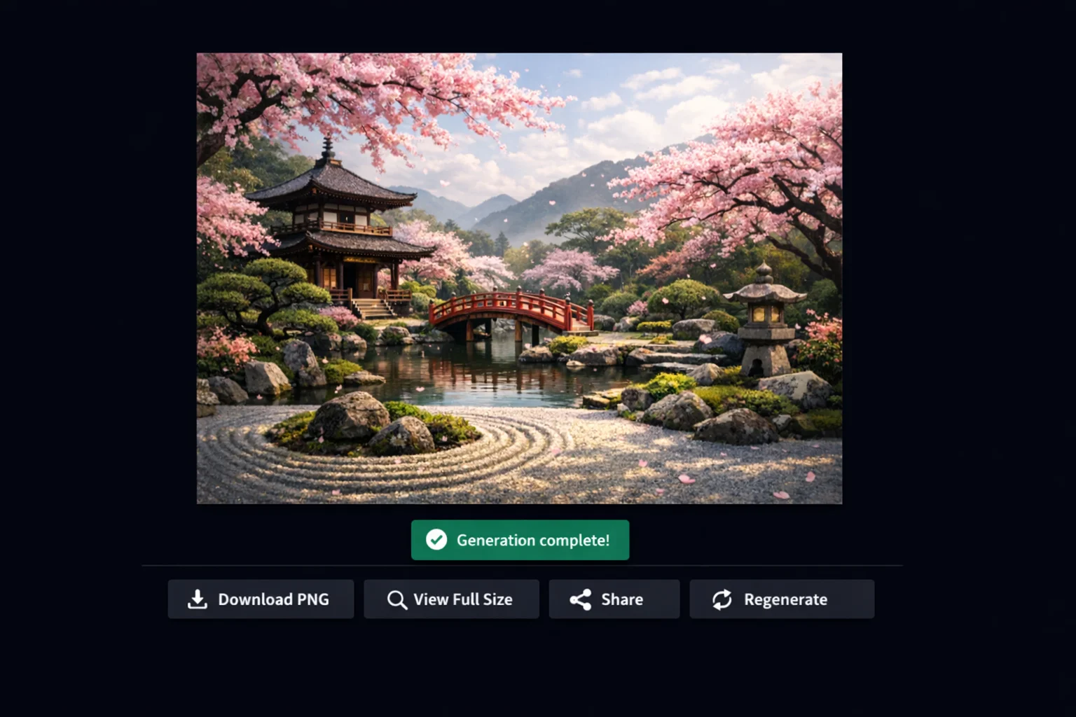 Step 3 - Download completed Nano Banana 2 AI generated image with high resolution output