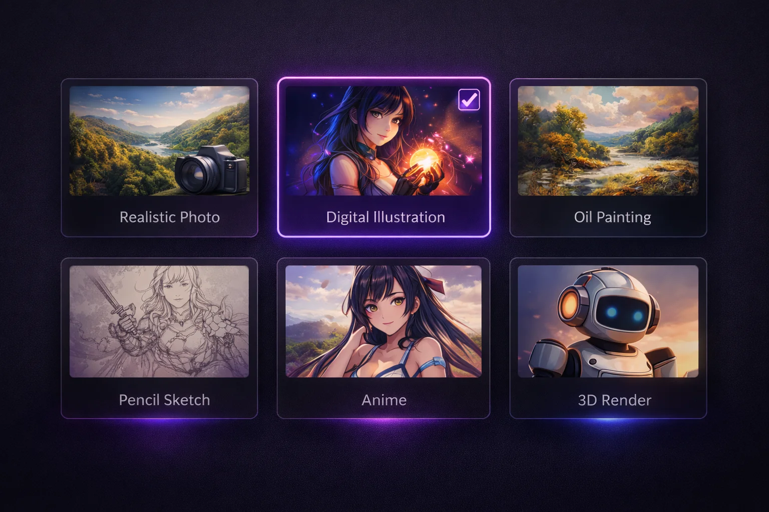 Choose Size & Quality