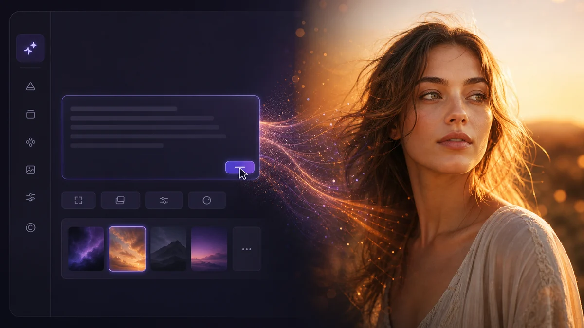 FLUX 3 video and image generation Early Access guide FLUX 3 guide illustration — a text prompt turning into a cinematic generated frame