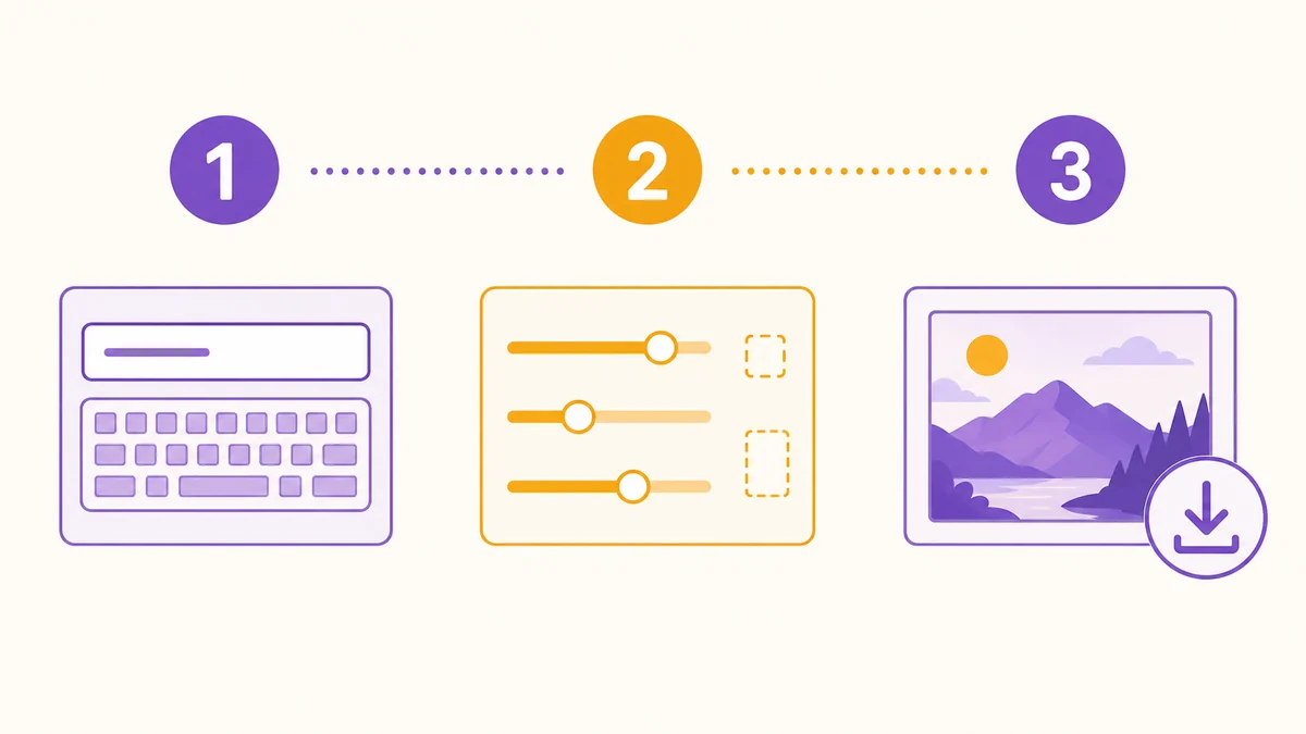 How to generate AI video while FLUX 3 Early Access rolls out Three-step AI generation workflow from prompt to finished download