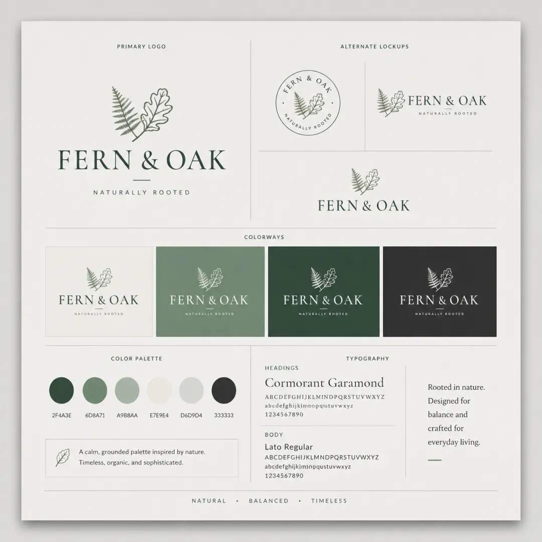 Ideogram 4.0 AI logo and brand identity design sheet