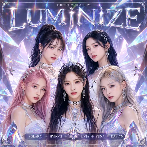 Reve 2.0 example prompt - K-pop album cover